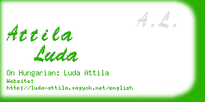 attila luda business card